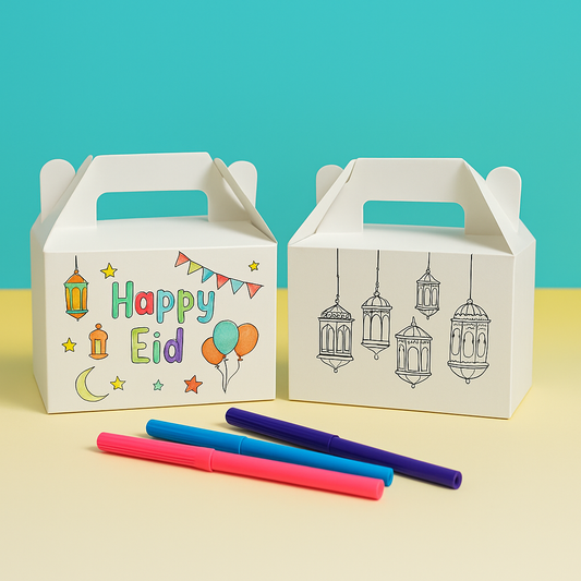 Color your own Eid Treat Box 5 pieces