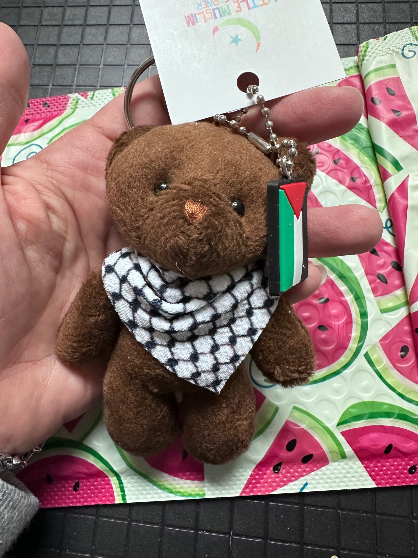 4.5in Pali bear keychain