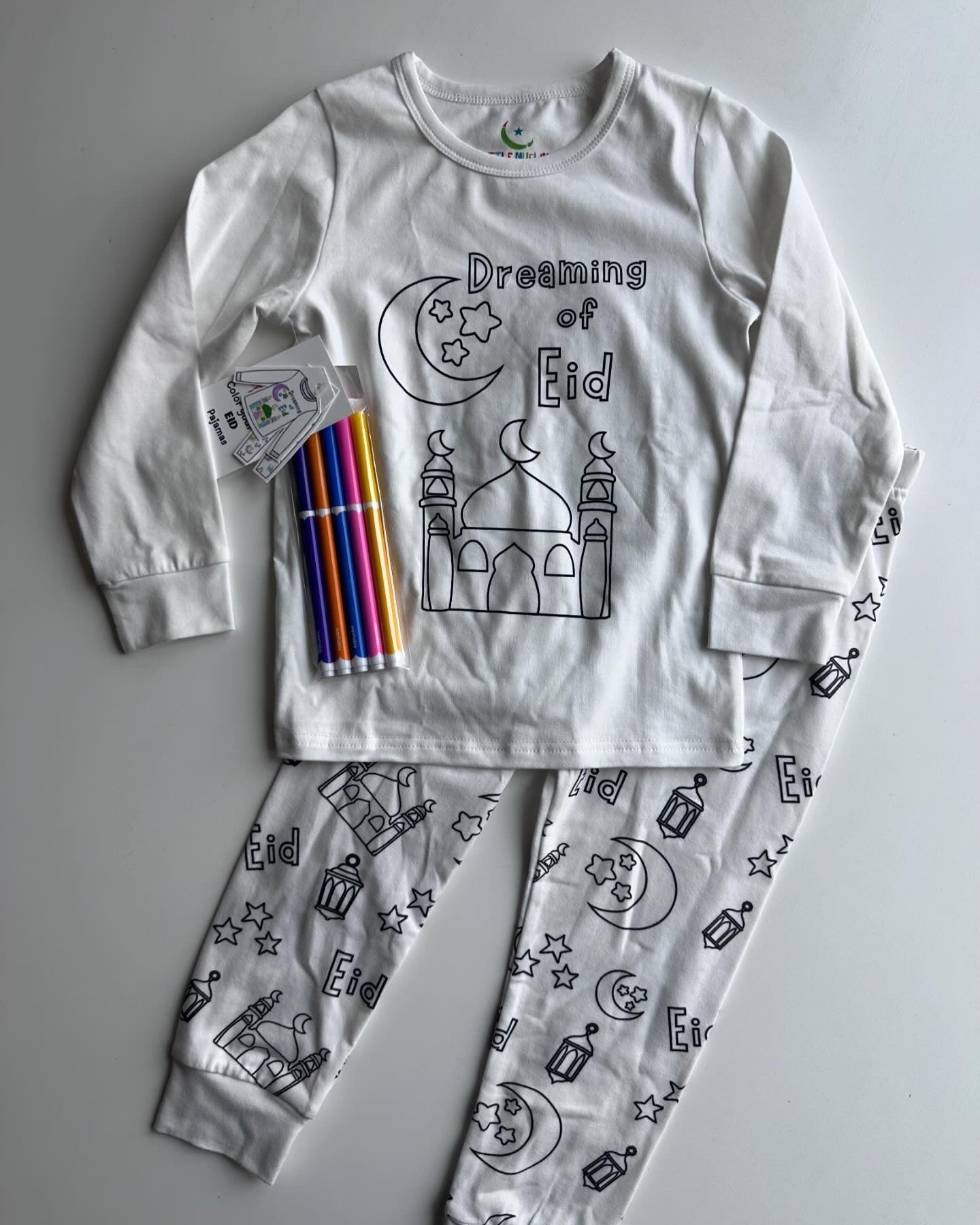 Color your own Eid Pajamas