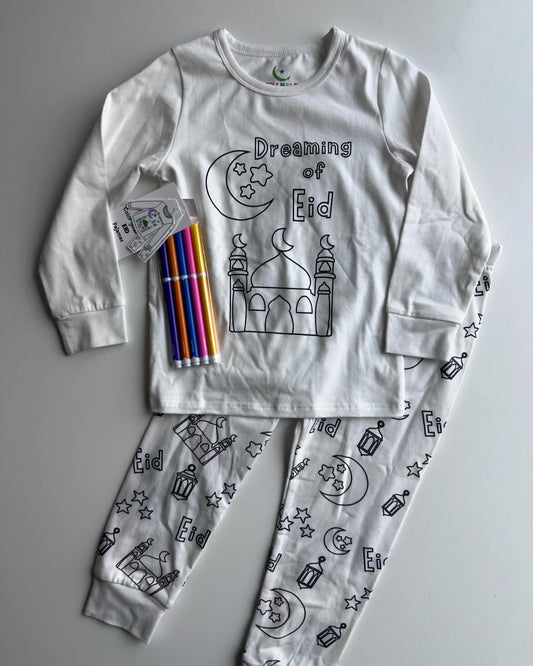 Color your own Eid Pajamas