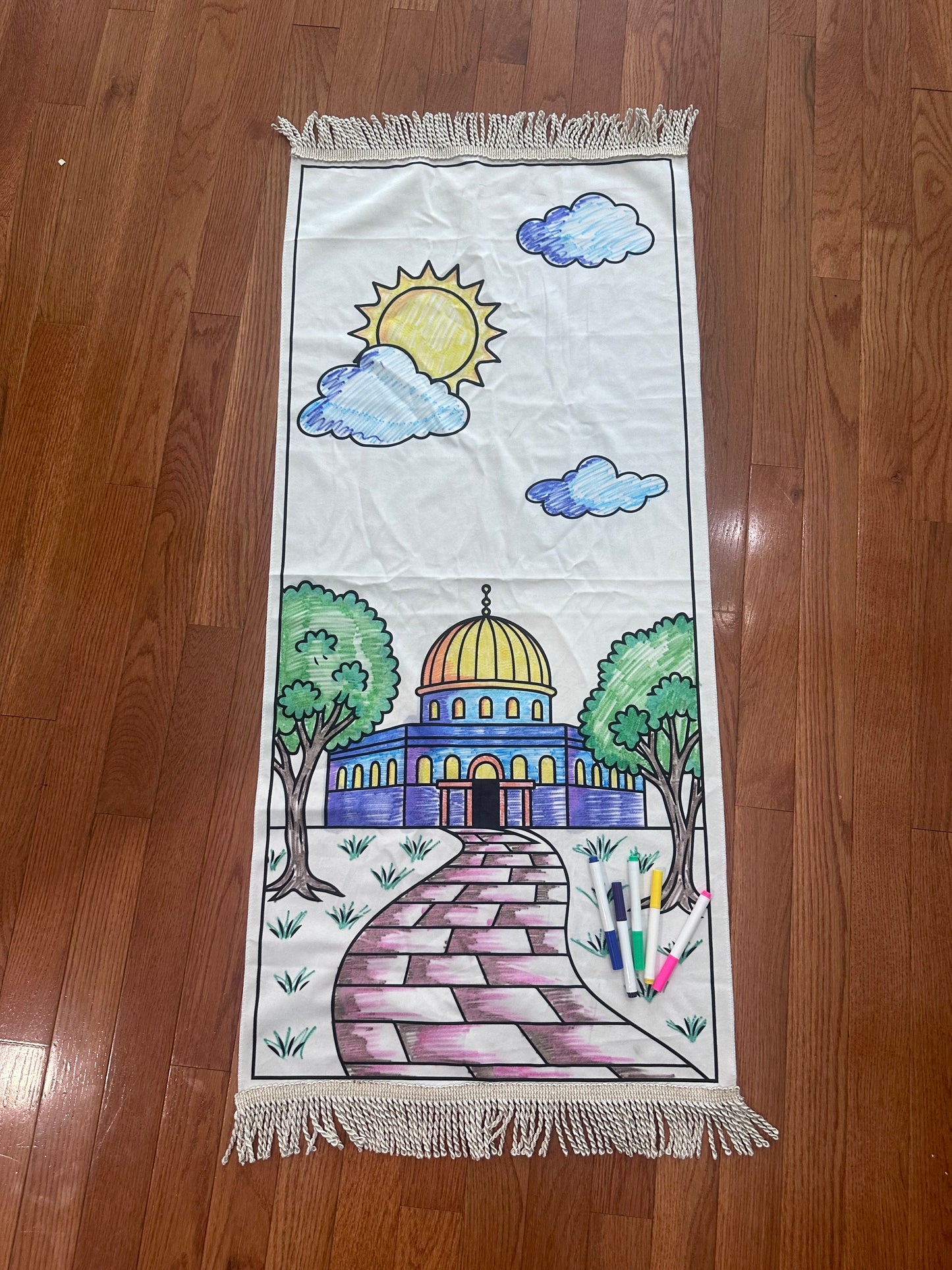 Color your own prayer mat kit
