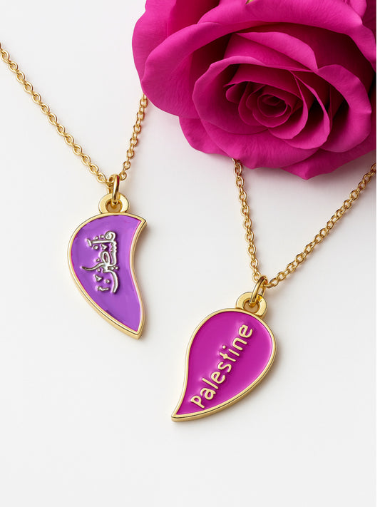 Palestine friendship necklace