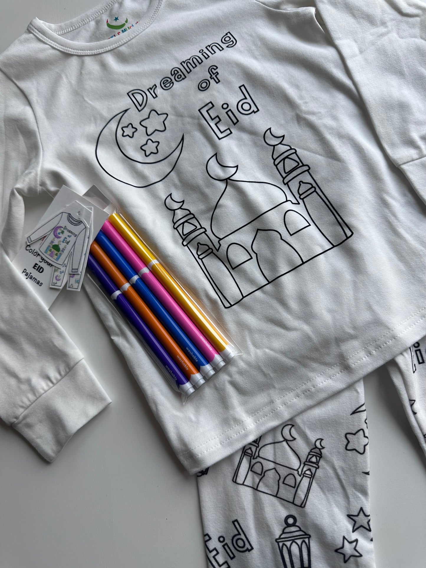 Color your own Eid Pajamas