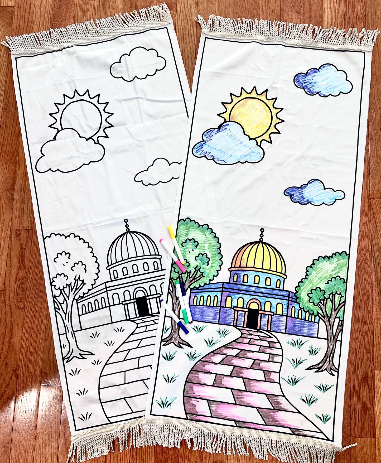 Color your own prayer mat kit