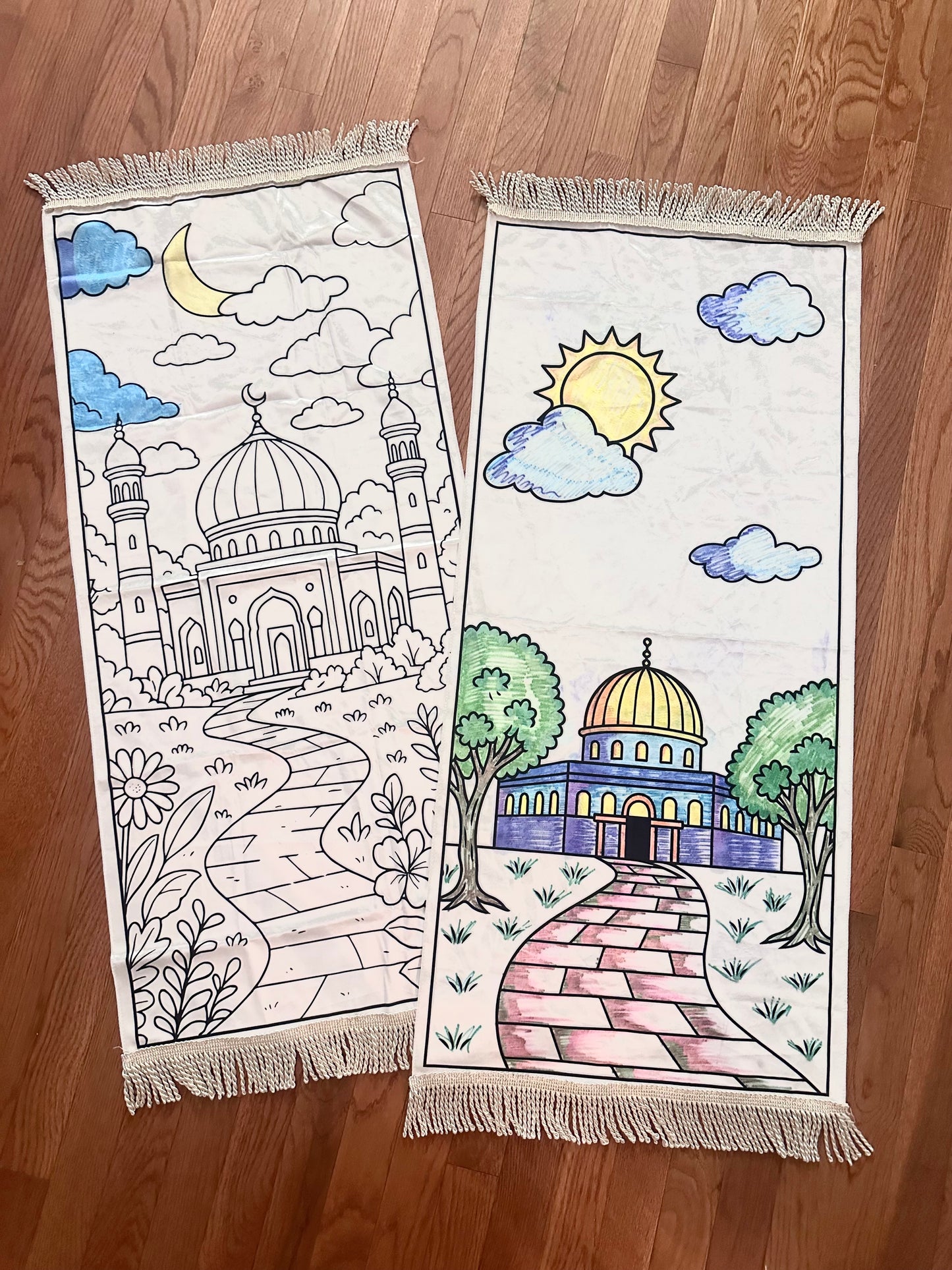 Color your own prayer mat kit