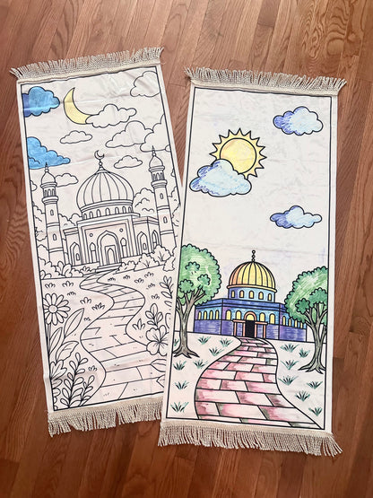 Color your own prayer mat kit