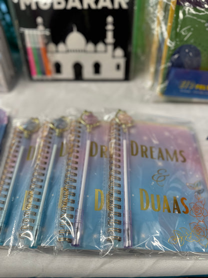 Dreams and Duaas Notebook/Journal