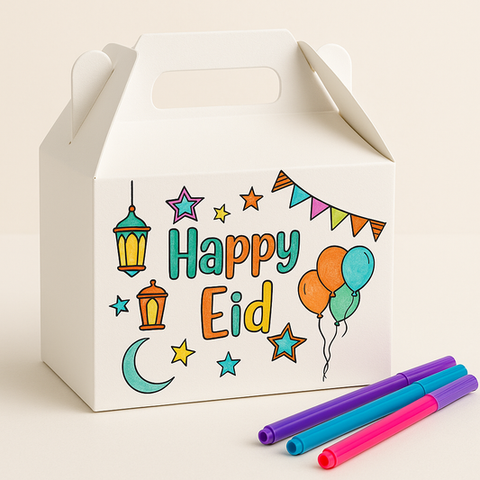 Color your own Eid Treat Box 5 pieces