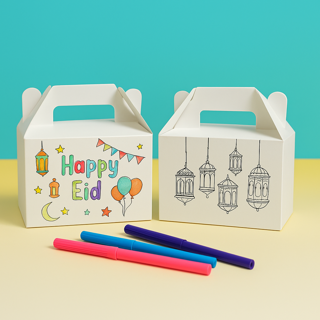 Color your own Eid Treat Box 5 pieces