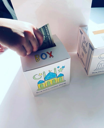 Color your own Zakat Box 2pc