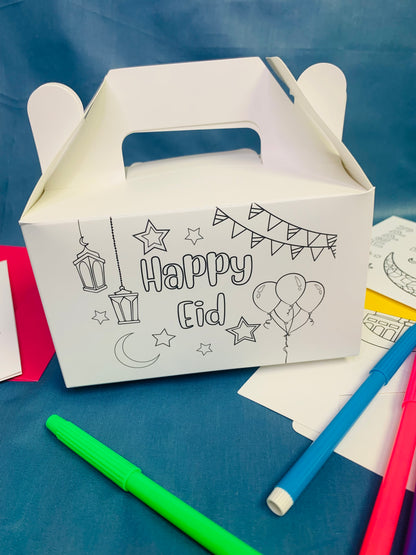 Color your own Eid Treat Box 2pc