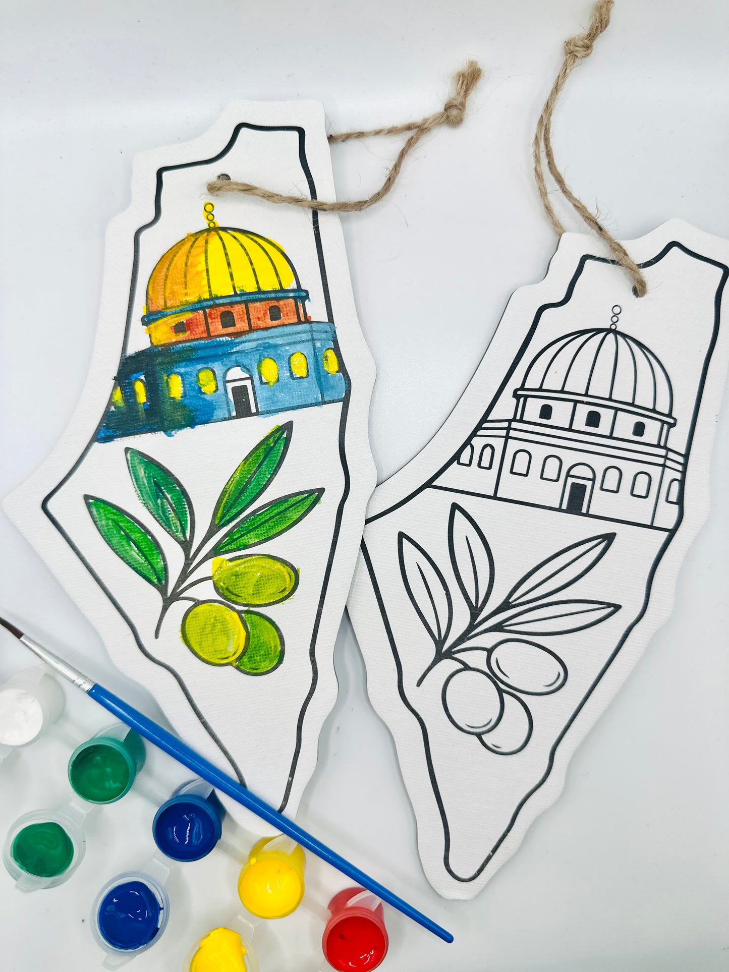 Palestine canvas paint kit