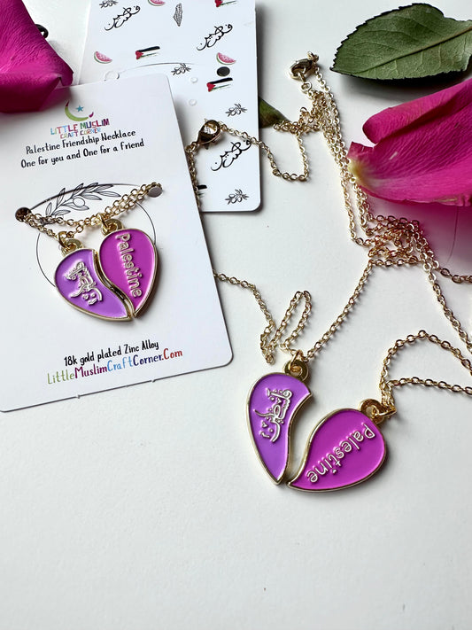 Palestine friendship necklace