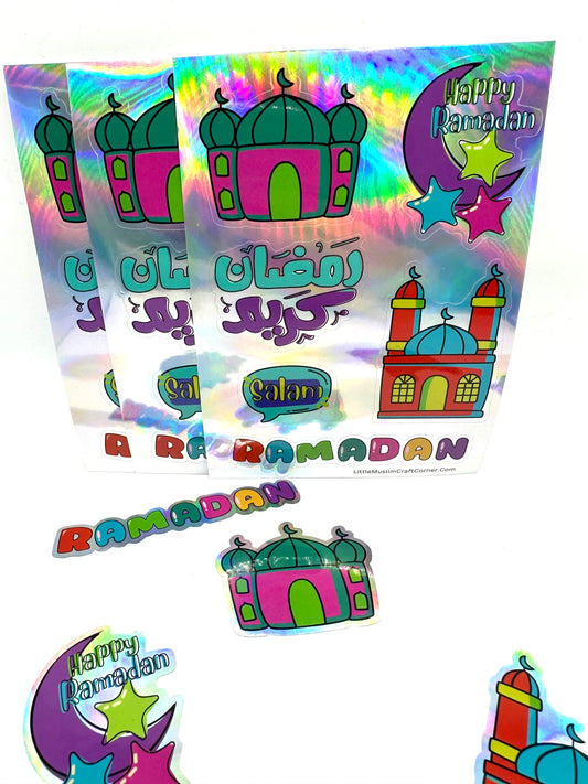 Ramadan sticker sheets (3pc)