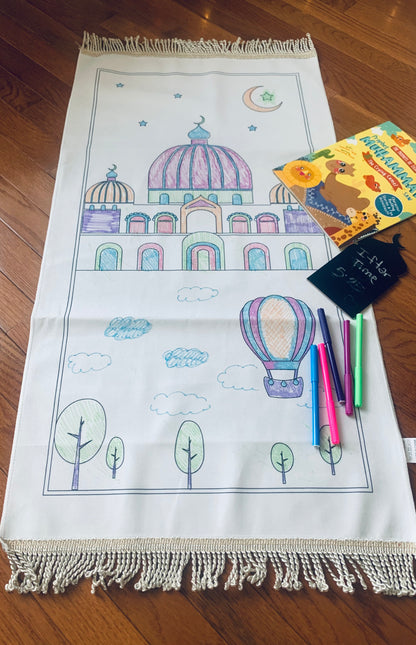 Color your own prayer mat kit