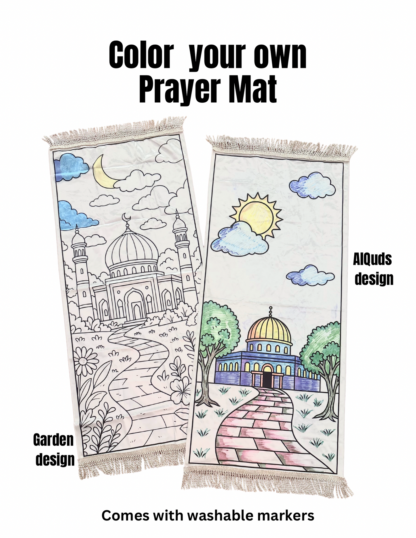 Color your own prayer mat kit