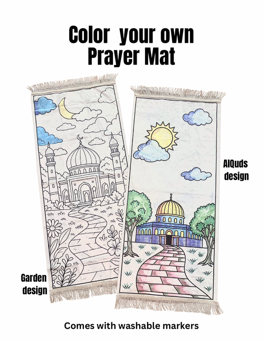 Color your own prayer mat kit