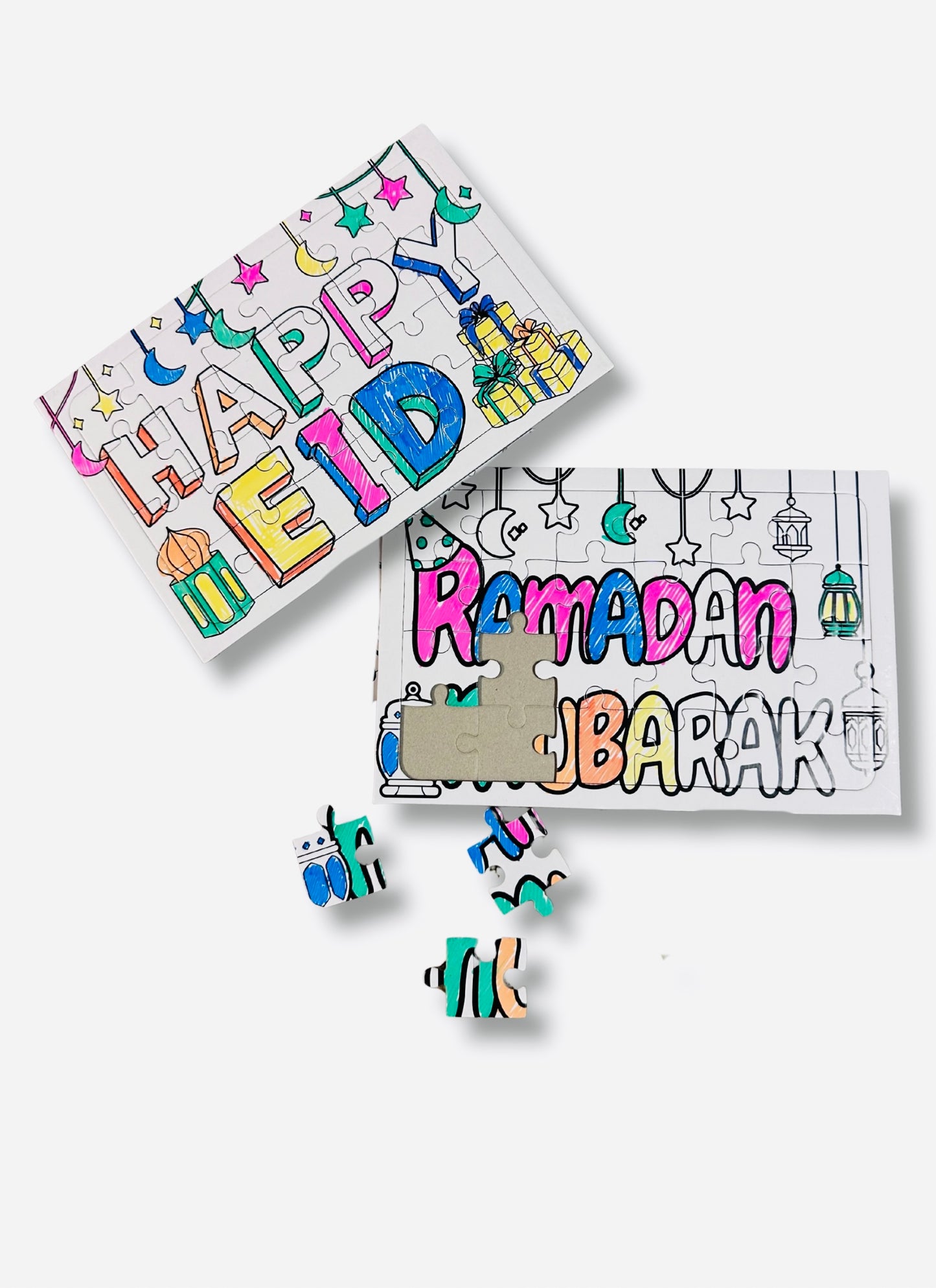 Color your own Ramadan or Eid Puzzle