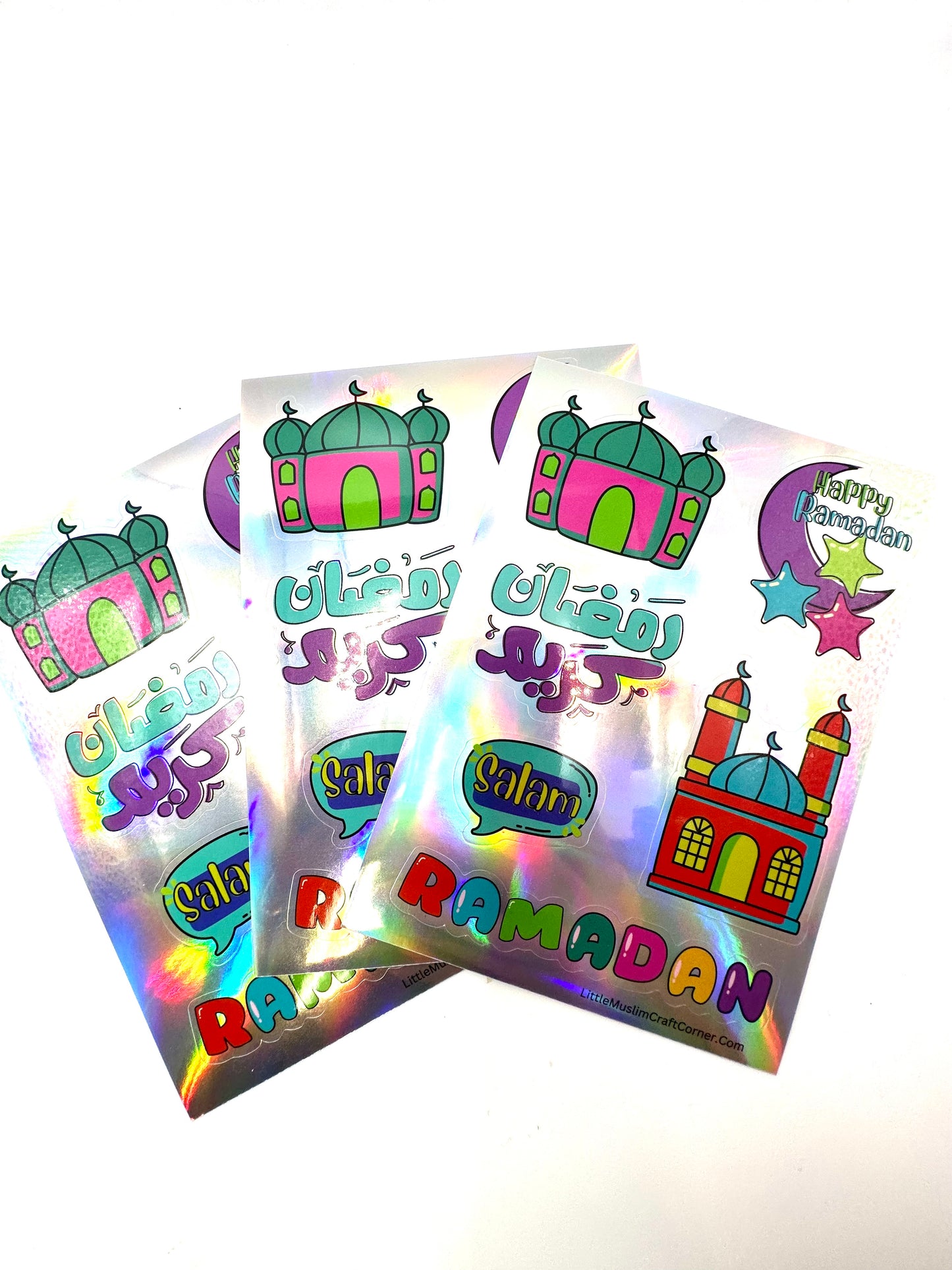 Ramadan sticker sheets (3pc)