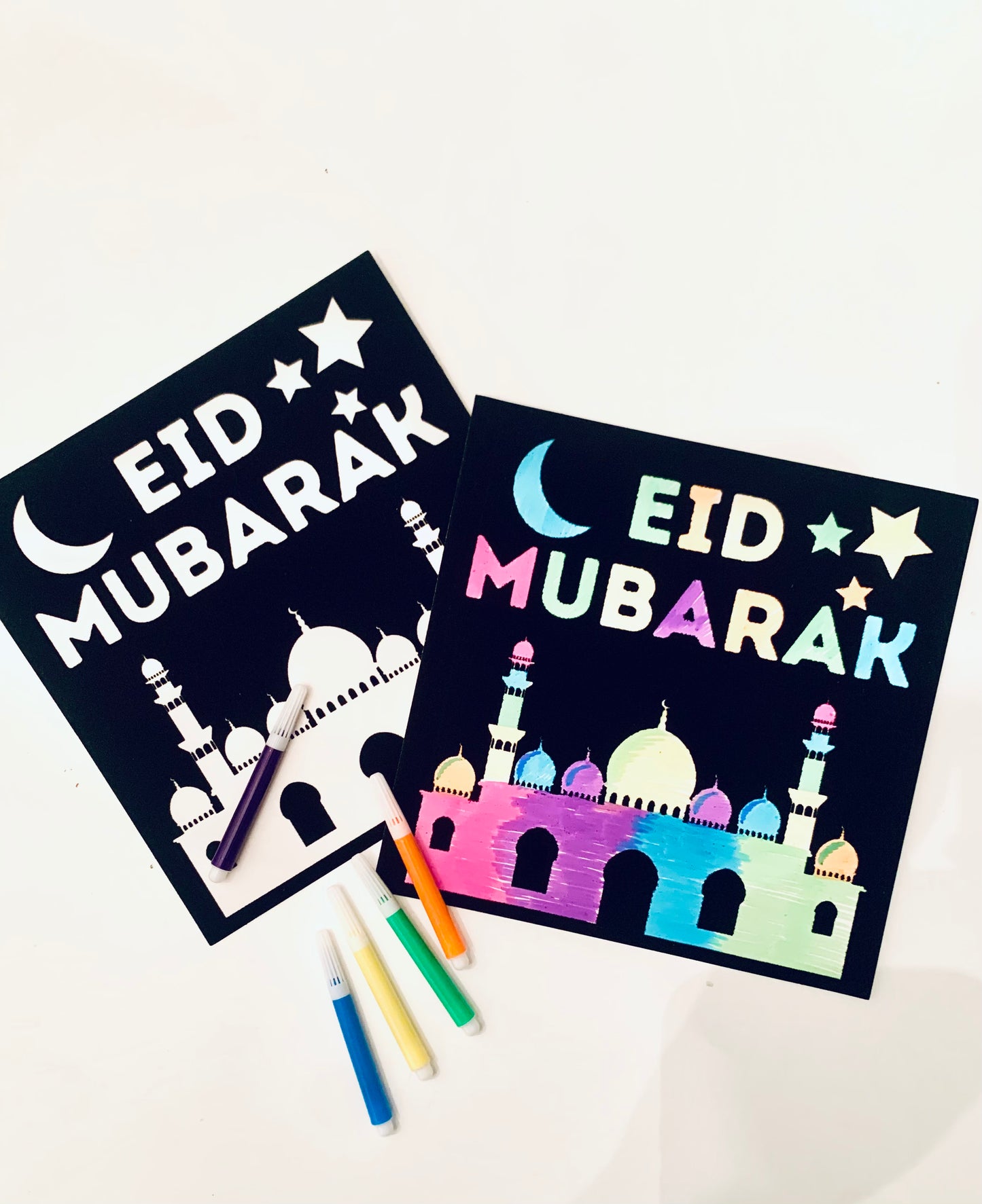 Ramadan or Eid Velvet Art Craft