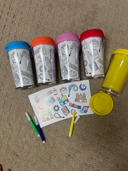 Color your own tumbler cup