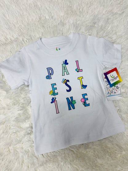 Kids Palestine Floral T-Shirt