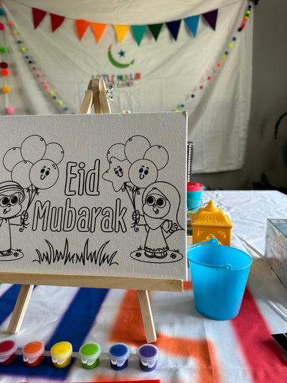 Ramadan or Eid canvas paint set