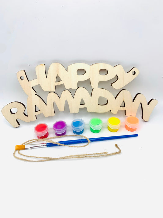 Happy Ramadan wooden craft kit