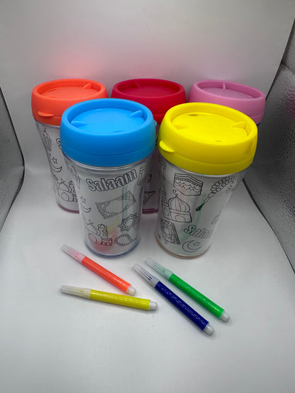Color your own tumbler cup