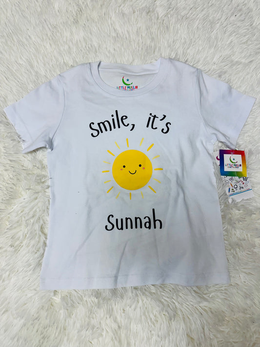 Sunnah Smiles kids t-shirt