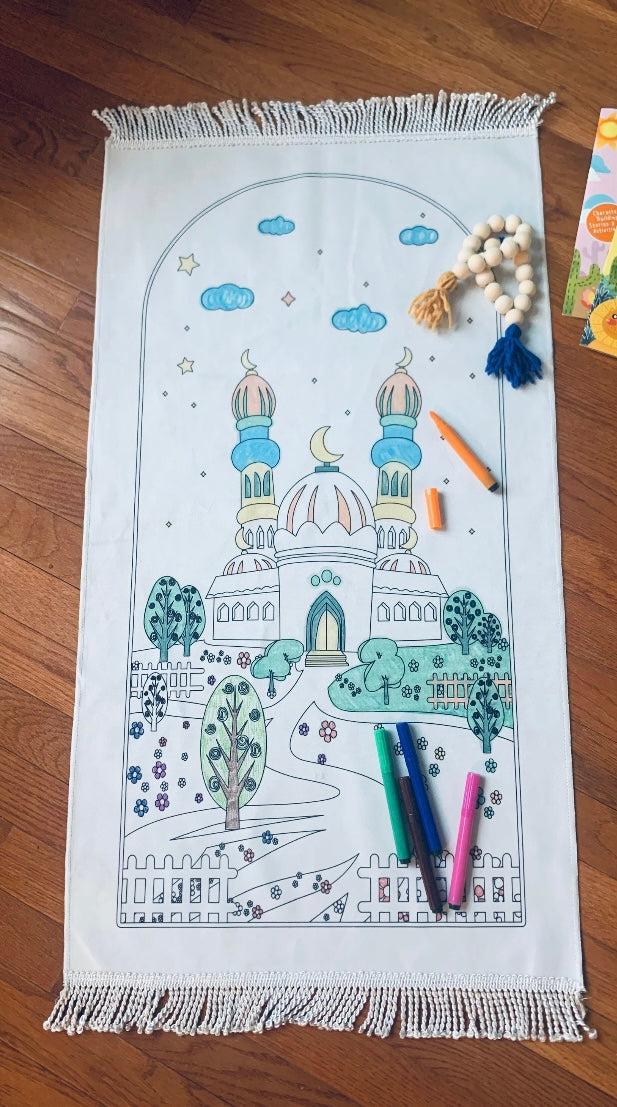 Color your own prayer mat kit