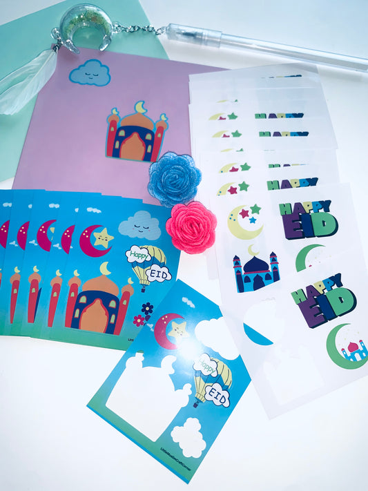 Eid Mini sticker sheets (10 pieces)