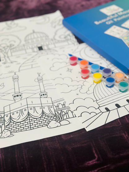 Beautiful Mosques oil painting kit