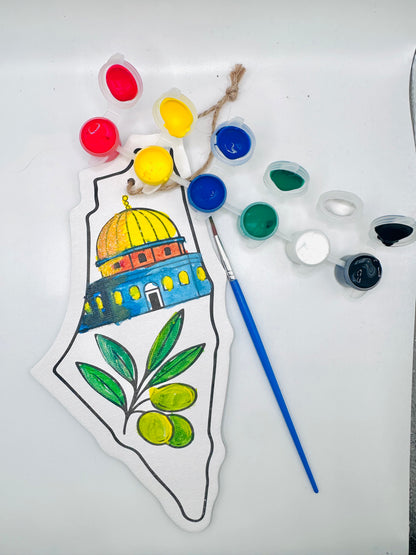Palestine canvas paint kit