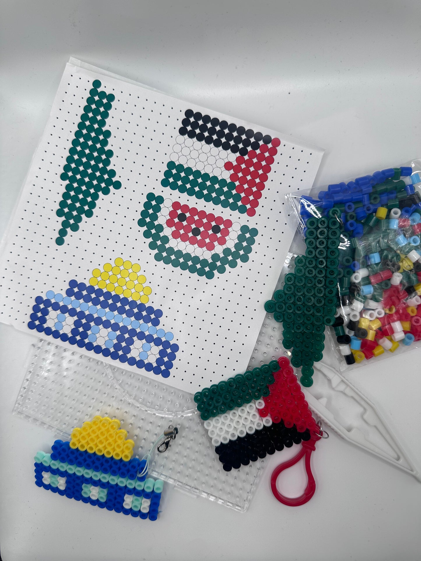 Palestine Fusion bead keychain Craft Kit